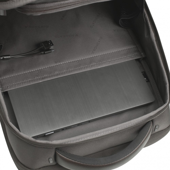 خرید و قیمت کوله پشتی  لپ تاپ رونکاتو مدل پاناما رنگ خاکی سایز 15.6 اینچ دو تبله رونکاتو ایتالیا – roncatoiran PANAMA  RONCATO ITALY 40090045 5