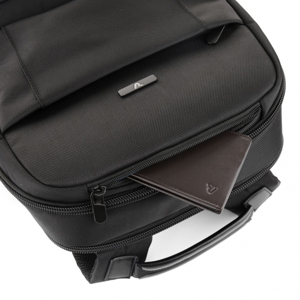 خرید و قیمت کوله پشتی  لپ تاپ رونکاتو مدل ایجنسی رنگ مشکی سایز 15.6 اینچ دو تبله رونکاتو ایتالیا – roncatoiran AGENCY RONCATO ITALY 40195001 8