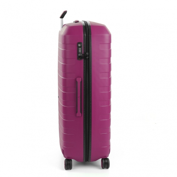 چمدان رونکاتو ایتالیا مدل باکس یانگ سایز بزرگ رنگ مشکی بنفش رونکاتو ایران –  BOX YOUNG RONCATO ITALY 55410149  roncatoiran 2