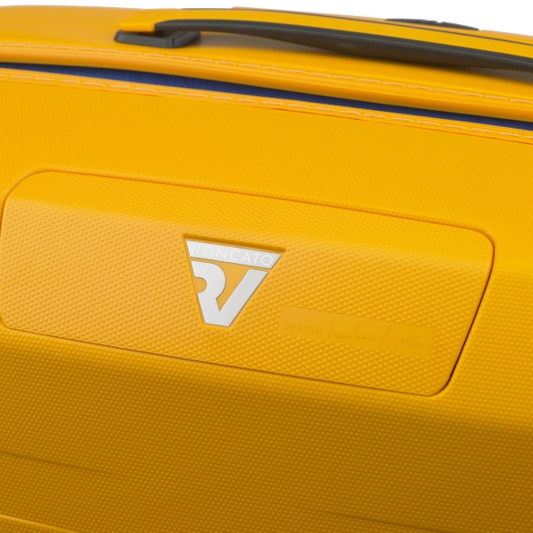 قیمت و خرید ست کامل چمدان مسافرتی رونکاتو ایتالیا مدل باکس یانگ سایز کوچک ، متوسط و بزرگ رنگ   آبی زرد رونکاتو ایران – RONCATO ITALY BOX young 554010306 roncatoiran 4