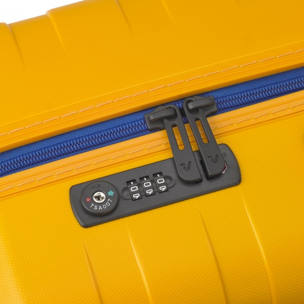 قیمت و خرید ست کامل چمدان مسافرتی رونکاتو ایتالیا مدل باکس یانگ سایز کوچک ، متوسط و بزرگ رنگ   آبی زرد رونکاتو ایران – RONCATO ITALY BOX young 554010306 roncatoiran 5