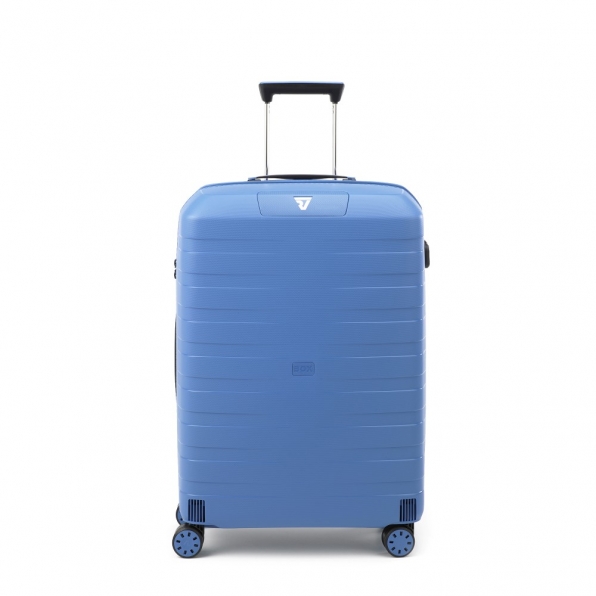 چمدان رونکاتو ایتالیا مدل باکس یانگ سایز متوسط رنگ آبی مشکی رونکاتو ایران –  BOX YOUNG MEDIUM RONCATO ITALY 55420148 roncatoiran 1