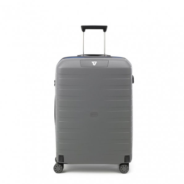 چمدان رونکاتو ایتالیا مدل باکس یانگ سایز متوسط رنگ آبی خاکستری رونکاتو ایران –  BOX YOUNG MEDIUM RONCATO ITALY 55420320 roncatoiran 1