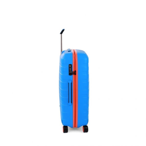 چمدان رونکاتو ایتالیا مدل باکس یانگ سایز متوسط رنگ آبی رونکاتو ایران –  BOX YOUNG MEDIUM RONCATO ITALY 55421208 roncatoiran 1