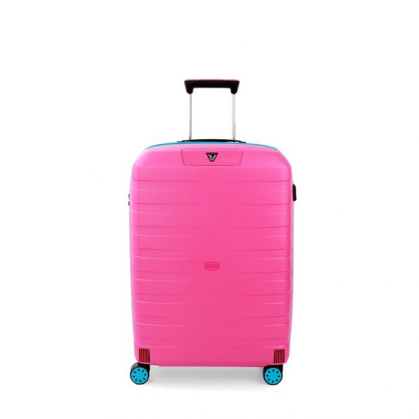 چمدان رونکاتو ایتالیا مدل باکس یانگ سایز متوسط رنگ صورتی رونکاتو ایران –  BOX YOUNG MEDIUM RONCATO ITALY 55421819 roncatoiran