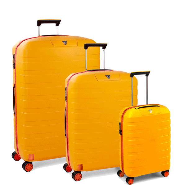 قیمت و خرید ست کامل چمدان مسافرتی رونکاتو ایتالیا مدل باکس یانگ سایز کوچک ، متوسط و بزرگ رنگ زرد رونکاتو ایران – RONCATO ITALY BOX young 554011206 roncatoiran