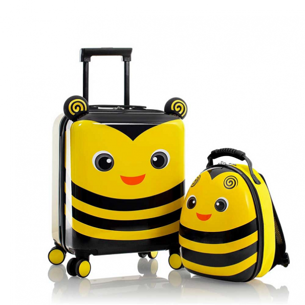 خرید کوله پشتی هیس ست کوله و ترولی بچه گانه بامبل بی رنگ زرد چمدان ایران -13149308600 Bumble Bee Super Tots Bumble Bee - Kids Luggage & Backpack Set