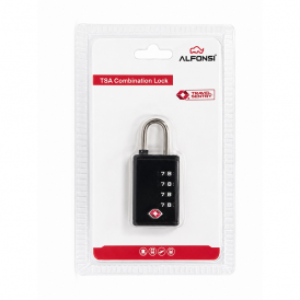 قفل TSA رمزی برند آلفونسی رنگ مشکی رونکاتو ایران - roncatoiran ALFONSI LOCKS 8216015100